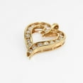 thumbnail image 2 of Pre-Owned Unbranded 14K Yellow Gold Diamond Heart Pendant, 2.00TDW, 6.9gr, 2 of 7