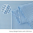 thumbnail image 5 of Rectangle Checkered Tablecloth Waterproof Spillproof Wrinkle Resistant Buffalo Plaid Heavy Weight Table Cloth Gingham Table Cover for Outdoor and Indoor Use, 52 x 70 Inch Grey and White, 5 of 6