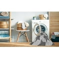 thumbnail image 2 of Ahgly Company Machine Washable Indoor Rectangle Transitional Platinum Gray Area Rugs, 4' x 6', 2 of 7