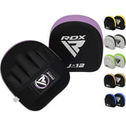 RDX Kids Boxing Pads Focus Mitts Maya Hide Leather Curved Junior Hook and Jab Target Hand Pads Great for Youth MMA,