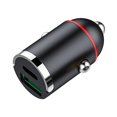 thumbnail image 3 of Cargador de coche mini USB de dos puertos de 100 W, Ultra Charge, adaptador de carga de teléfono, enchufe de encendedor de 12-24 V, 3 of 5