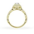 thumbnail image 5 of Unique Moments 1.5ct Lab Grown Emerald Cut Diamond Engagement Ring 10K Yellow Gold, 5 of 6
