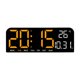 thumbnail image 1 of Reloj digital grande LED con fecha, semana, temperatura, montaje en pared, temporizador enorme, Naranja, 1 of 9