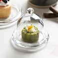 thumbnail image 4 of CIMAXIC Glass Cake Stand with Cover for Elegant Dessert Display 2Pcs, 4 of 6
