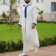 thumbnail image 2 of ZUARFY Fashion Long Sleeve Muslim Dresses Soft Abaya Robe Islamic Clothes Gifts for Men, 2 of 15