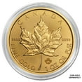 thumbnail image 1 of Gold Canadian Maple Leaf Direct Fit Capsule ? 1 oz, 1 of 2