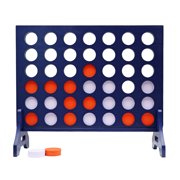Tailgating Pros Premium Giant Four in a Row with Carrying Case - Jumbo Oversized Outdoor Yard Game - Connect Multiple Pucks in a Row to Win - Many Puck Colors Available!