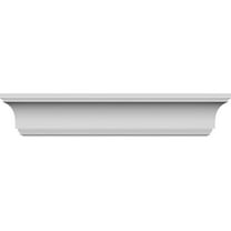 Ekena Millwork 49" Bottom Width x 58 3/4" Top Width x 9 5/8"H x 1 1/4"P Ashford Crosshead