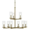 thumbnail image 3 of 44014NBR Kichler Lighting Crosby - 9 Light Chandelier-32.5 Inches Tall and 32.25 Inches Wide-Natural Brass Finish, 3 of 6