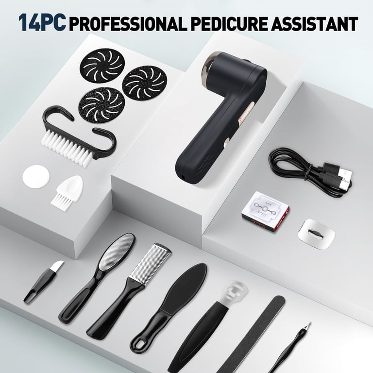 Xueyu Electric Foot Callus Remover with Vacuum, 3 Heads photo 3