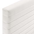 thumbnail image 5 of Tufted Headboard, Twin, White, Velvet, Mid Century Bedroom, Modern Contemporary Boutique HB35662, 5 of 7