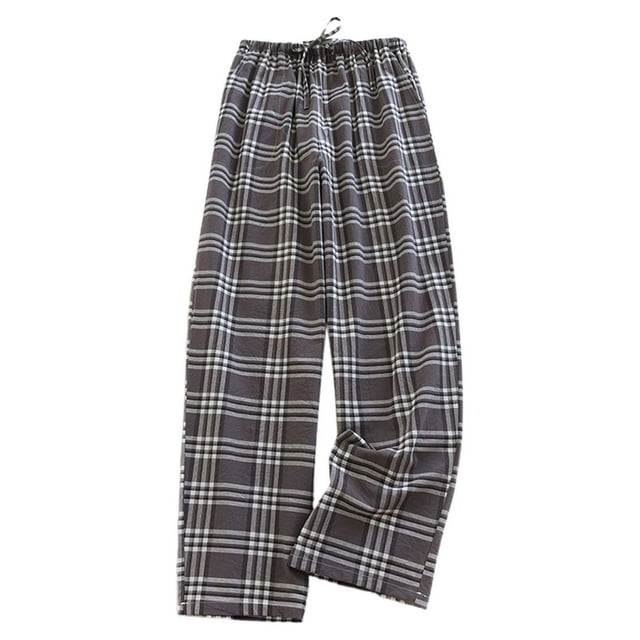 Washed Plaid Pajama Pants For Men And Women Thin Trousers For All With Side Pockets And Drawstrings Womens Casual Pants with Pockets Women Cargo Pants with Pockets Womens plus Size Casual Pants 3x