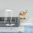 thumbnail image 2 of Mesita de noche,Mesa auxiliar de acrílico transparente,mesa auxiliar transparente de 2 niveles,Figura de escritorio,Figura de camello,decoración moderna,regalo de inauguración de la, 2 of 8