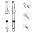 thumbnail image 2 of SHISUYAN 2Pcs Transparent Calligraphy Pens Writing Pens School Stationery with Ink Absorber, 2 of 8