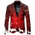 thumbnail image 6 of Women's 3-Piece Satin Suit Set with Peak Lapel Blazer Vest Trousers Formal Business Attire Tailored Fit for Holiday Party Wedding Events, 6 of 8