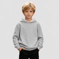 thumbnail image 6 of Girls Leopard Print Hoodie Kids Long Sleeve Fleece Sweatshirt Casual Hooded Top With Front Pocket For Daily School Outdoor Wear 2-12 Years, 6 of 7