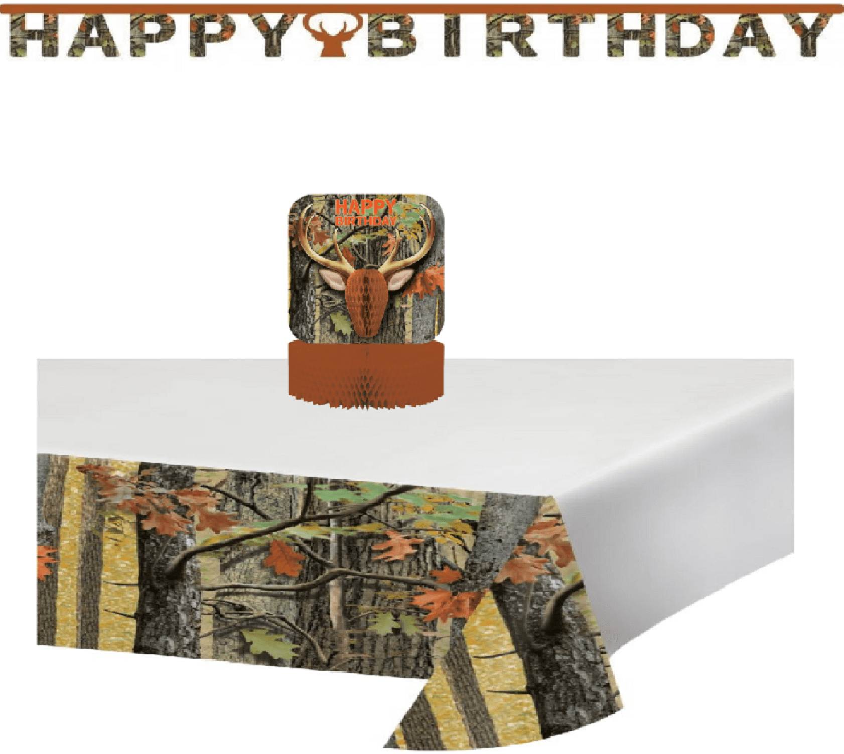 Hunting Camo Party Decoration Bundle