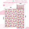 thumbnail image 5 of Beige Pink Football Helmets Pattern Toddler Nap Mats for Kids Preschool,Sleeping Mat Bag or Kids,Toddler Sleeping Bag,Toddler Nap Mat or Daycare, 5 of 6