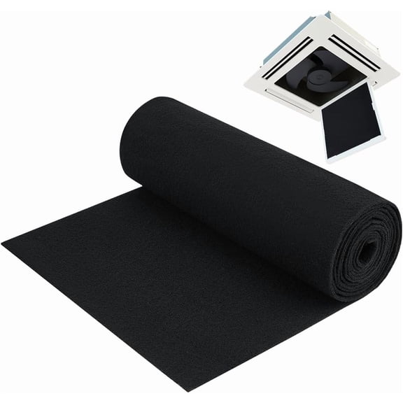 118x15.7Inch Activated Carbon Filter Sheet Black Pre Filter Carbon Sheet Replacement Charcoal Filters for Air Purifier Vent Filters 3mm Thick DIY