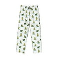 thumbnail image 4 of Easygdp Cute Avocado Yoga Men's Pajama Pant, Sleep Elastic Waistband Lounge Pants - Small, 4 of 9