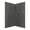 Slate, variant on Craft + Main Gfs424278 Jetcoat 42" X 42" X 78" Two Panel Corner Shower Wall Kit - Shale