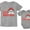 Kids Gray / Baby Gray, variant on Paw Patrol Marshall Big Brother Little Brother Matching Outfits Shirts for Boys Kids Gray 5/6 / Baby Gray 12M (6-12M)