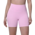 thumbnail image 3 of CAIXIA Women's 3"/5" High Waisted Biker Shorts - Spandex Yoga, Workout, Cycling, Volleyball, Dance | Athletic Booty Shorts, 3 of 8