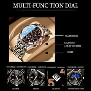 POEDAGAR Men Watch Sport Chronograph Quartz Watches Top Brand Luxury Full Steel Waterproof Luminous Date Man Fashion Wristwatch