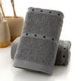 thumbnail image 4 of 4-Pack, Fast-Drying, Velvety Soft & Highly Absorbent Hand Towels for Luxurious Bathroom Comfort Superior Cotton Bath Towel Set, 4 of 5