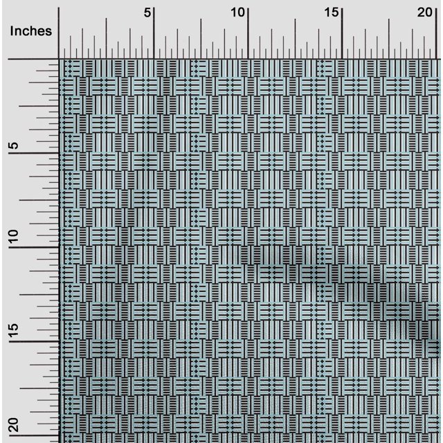 oneOone Tissu Viscose Chiffon Rayé Imprimé Géométrique Tissu BTY 42 Pouces de Large
