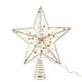 thumbnail image 2 of yuksok Christmas Tree Star Topper with LED Light Festival Office Christmas Ornament, 2 of 9