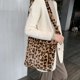 thumbnail image 5 of Bolso bandolera de leopardo para mujer, bandolera de hombro retro de felpa (marrón) Likrtyny Para estrenar, 5 of 9