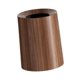 thumbnail image 5 of Cubo de basura con imitación de madera y tapa abierta, diseño vintage moderno. 8 litros, 5 of 9