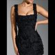 thumbnail image 5 of Vestido Floral 3D de Verano para Mujer, Sin Mangas, Estilo Cóctel, para Fiesta, Corto, 2025 Negro XL, 5 of 7