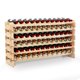 thumbnail image 1 of Botellero de madera Costway Estante para 72 botellas de vino de Pino, 1 of 2