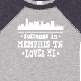 thumbnail image 4 of Inktastic Memphis Tennessee Someone Loves Me Skyline Boys or Girls Baby Bodysuit, 4 of 5