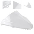 thumbnail image 3 of PC Wind Screen, Motorcycle Windshield, Wind Screen For  PC 13.2 X 13.4in Motorcycle Visor Fit For  GSXR 600/750 K6 2006-2007 Ndshield Visor Black,Transparent, 3 of 8