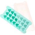thumbnail image 1 of Divertidas bandejas de cubitos de hielo de silicona para hacer cubitos de hielo en forma de corazón, molde de cubitos de hielo de fácil liberación para cócteles, whisky, 1 of 5