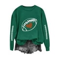 thumbnail image 2 of Meichang Oversized Sweatshirt For Women Football Graphic Sweatshirt Sunday Game Day Casual Crewneck Pullover Long Sleeve Fall Tops, 2 of 5