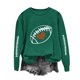 thumbnail image 1 of Ailaofu Football Sweatshirts for Women Oversized Crewneck Sweatshirt Cute Crewnecks Holiday Long Sleeve Rugby Sweat Shirts, 1 of 4