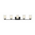 thumbnail image 2 of 5 Light Bath Vanity In Metropolitan Style 40.5 Inches Wide By 7.75 Inches High Z-Lite 426-5V-Mb, 2 of 4