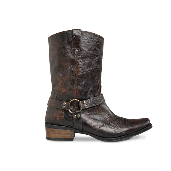 Botas Vaquera URBAN COWBOY Hombre Punta Piel cafe 27