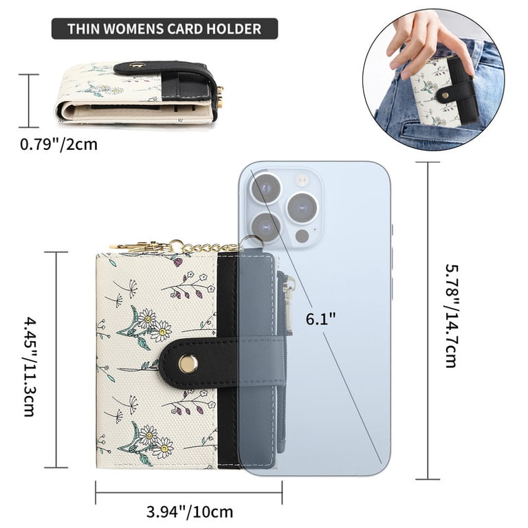 Gaekeao Small Women's Wallet, RFID Blocking Floral photo 5