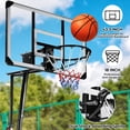 thumbnail image 4 of Arlopu 44 inch Basketball Hoop Outdoor, 4.9-10FT Height Adjustable Portable Basketball Hoop Goal System with Wheels & Large Base for Kids / Adults, 4 of 9