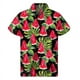 thumbnail image 2 of Camisas hawaianas con estampado 3D de sandía tropical para mí, camisas de verano de manga corta con botones, ropa para hombre, blusa con solapa, 2 of 4