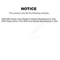 thumbnail image 2 of Transit Auto Front Ceramic Disc Brake Pads and Rear Drum Shoes Kit for Car Toyota Camry KNN-100095, 2 of 11