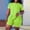 Green, variant on 2 Piece Tracksuit Set for Women, Women's Casual Short Sleeve Tops Pockets Bodycon Biker Shorts Set Jogger Outfits Running Workout Gym Clothes