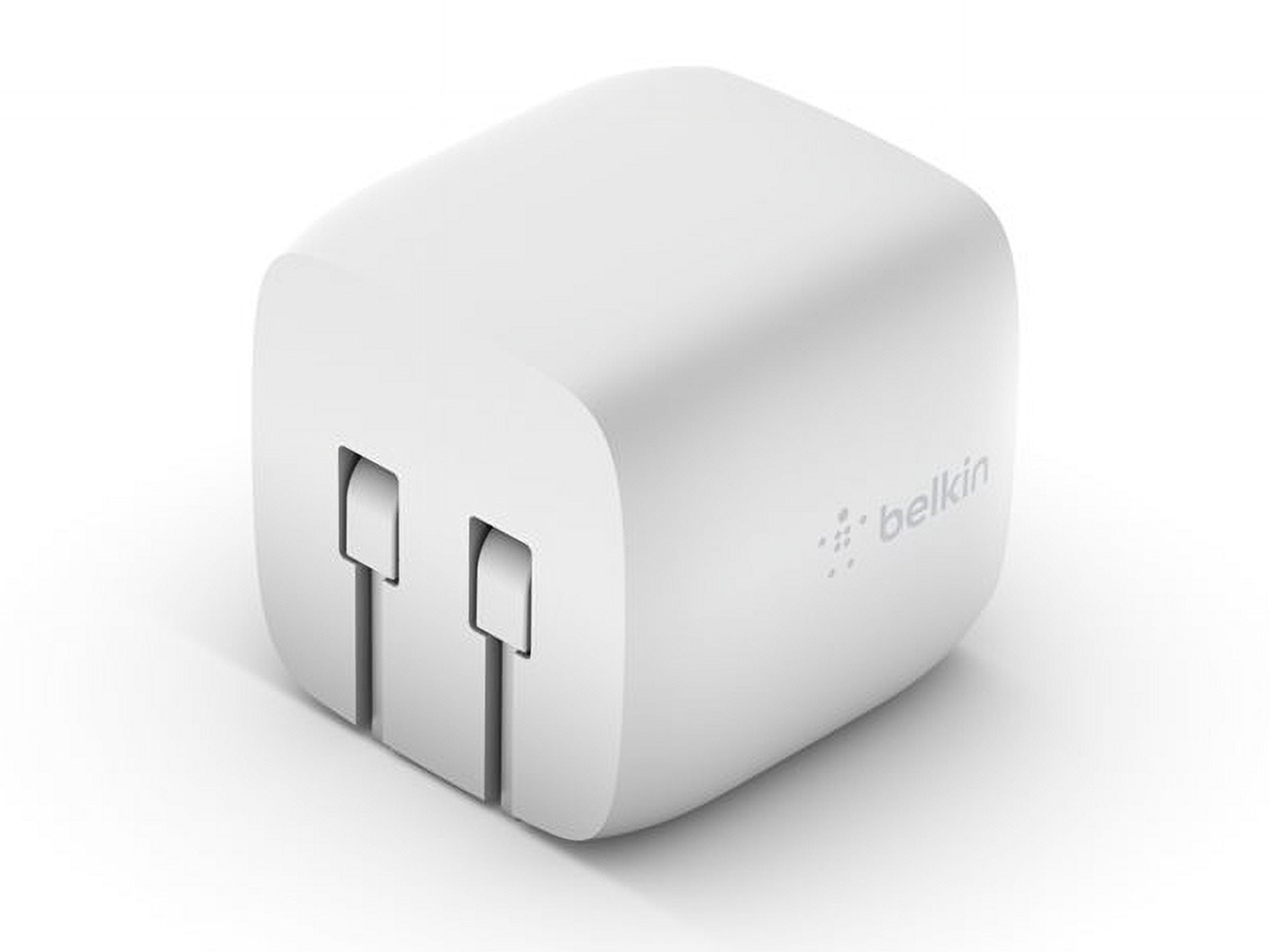 Belkin Compact Wall Charger 30W, USB-C Power Delivery Fast Charging for Apple iPhone 16, 15, 14, 13, Samsung Galaxy S25, iPad, AirPods, Tablet, Nintendo Switch 2 & More w/ 1M USB-C to C Cable - White