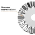 thumbnail image 4 of Unique Bargains Rotary Cutter Blades 45mm Medium Wave Blade SKS-7 Steel, Silver Tone, 2 Pieces, 4 of 5
