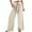 Beige, variant on Plebaso Womens Wide Leg Pants High Waisted Loose Casual Palazzo Pants Summer Beach Vacation Trousers